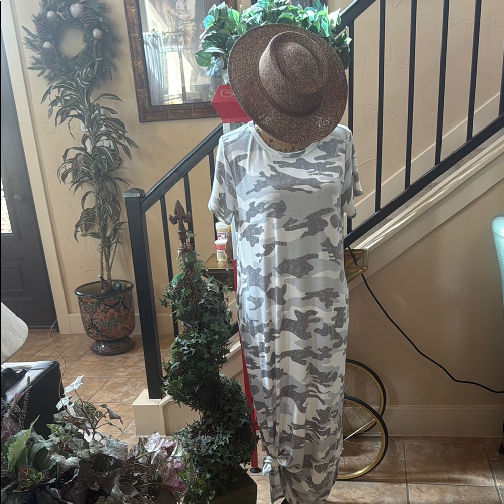 ODDY Gray Maxi Dress Timeless Elegance